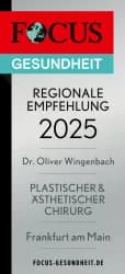 Focus Regionale Empfehlung 2025 — Dr. Oliver Wingenbach